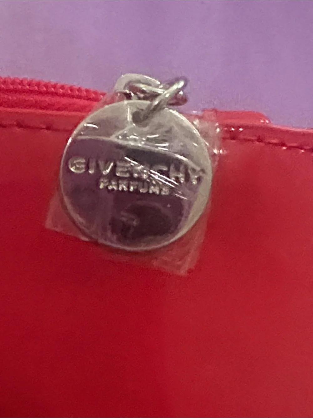 Givenchy Parfum Red Cosmetic Pouch Brand New.